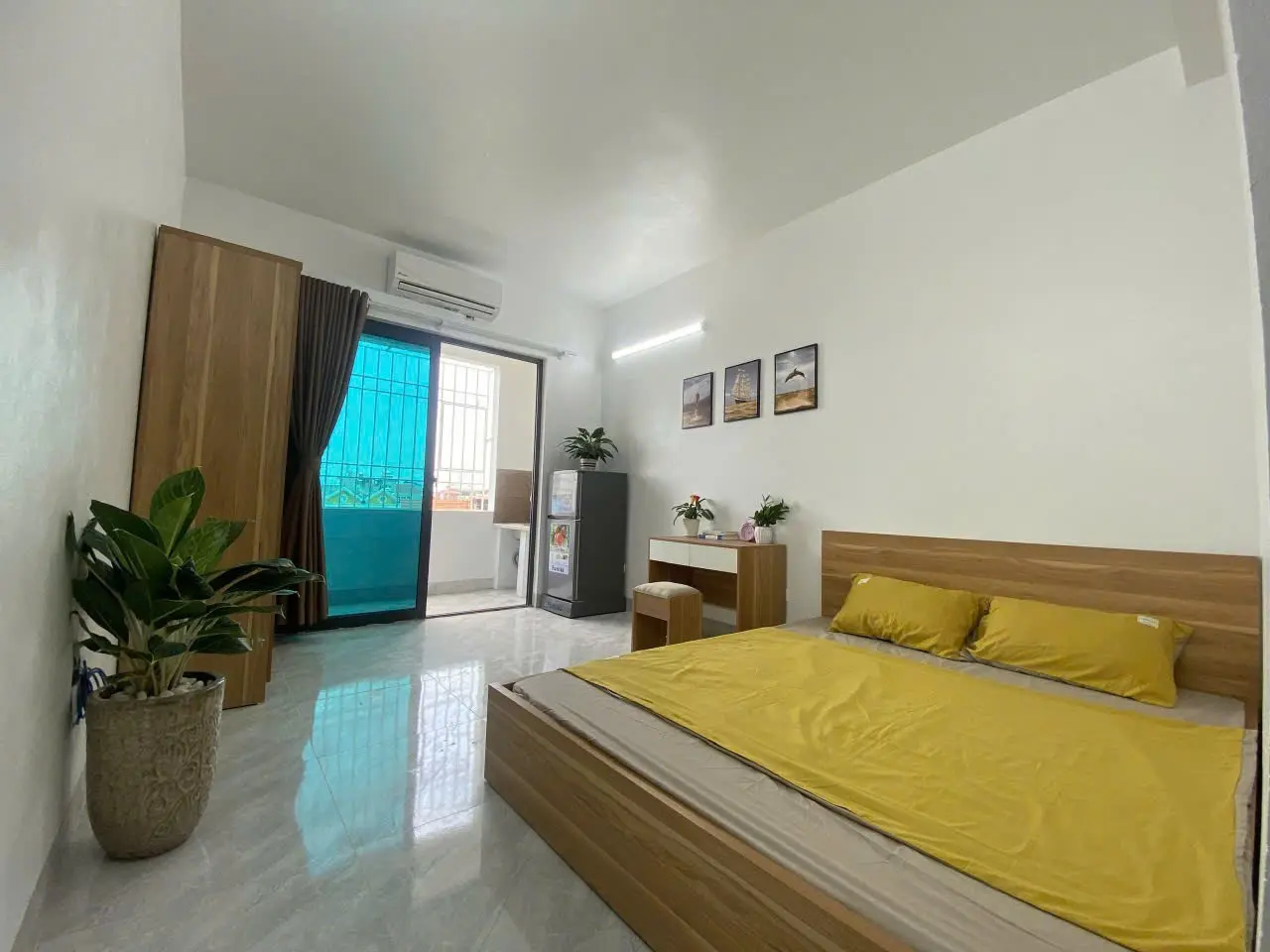 P604 - Căn hộ Studio ban công rộng, nội thất đầy đủ