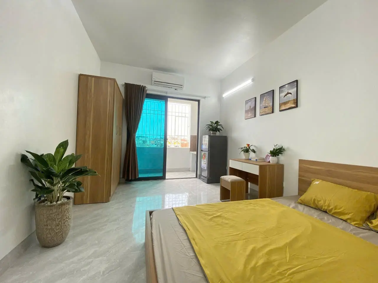 P604 - Căn hộ Studio ban công rộng, nội thất đầy đủ