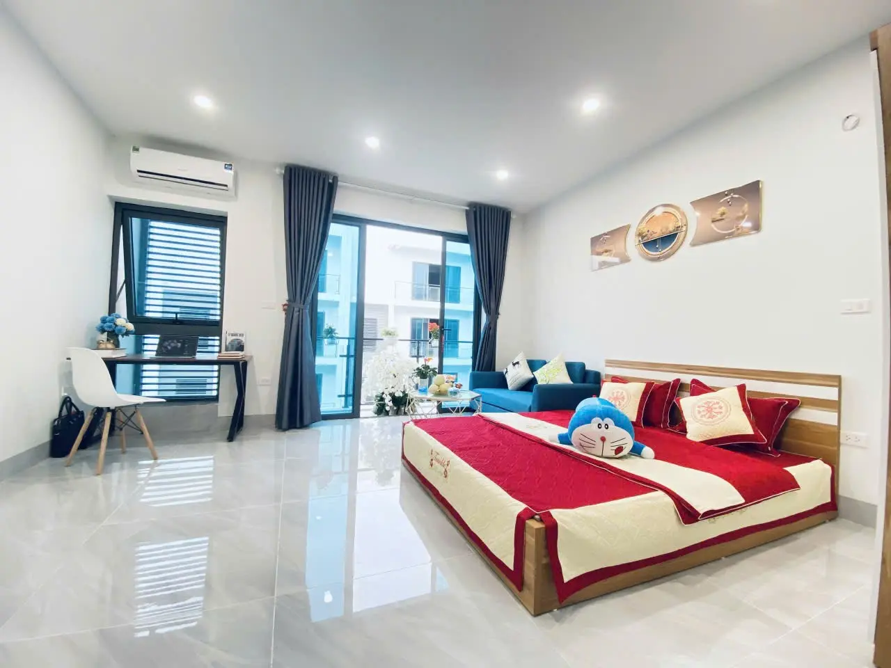 P502 - Căn hộ Studio đầy đủ nội thất, ban công rộng