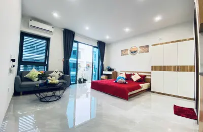 P502 - Căn hộ Studio đầy đủ nội thất, ban công rộng